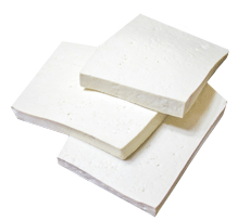 Tofu geschnitten